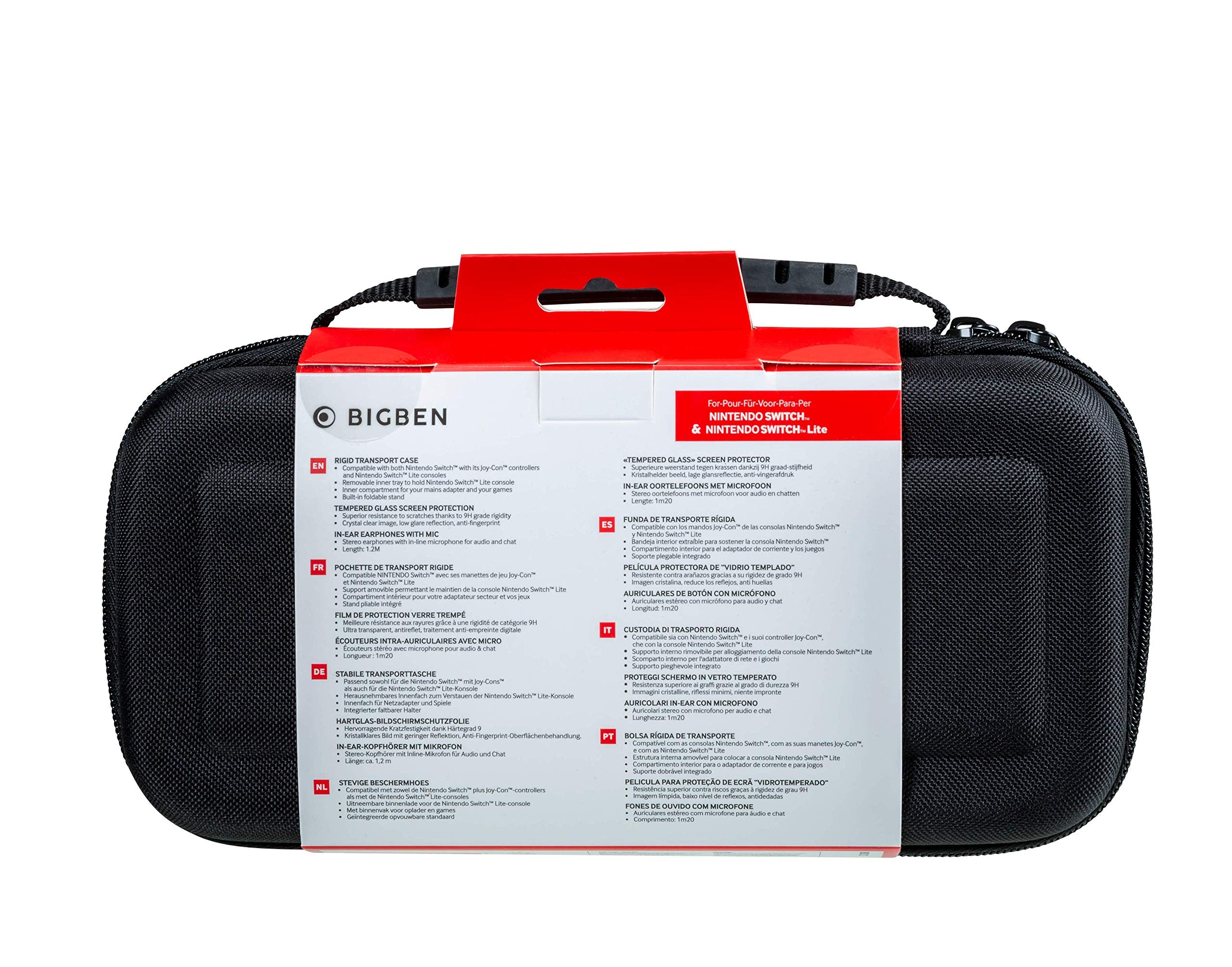 Fundas Y Almacenamiento Nacon SWITCH - Pack 6 Starter (Nintendo Switch) - Funda rígida, protector y auriculares Fundas Y Almacenamiento Nacon SWITCH - Pack 6 Starter (Nintendo Switch) - Funda rígida, protector y auriculares